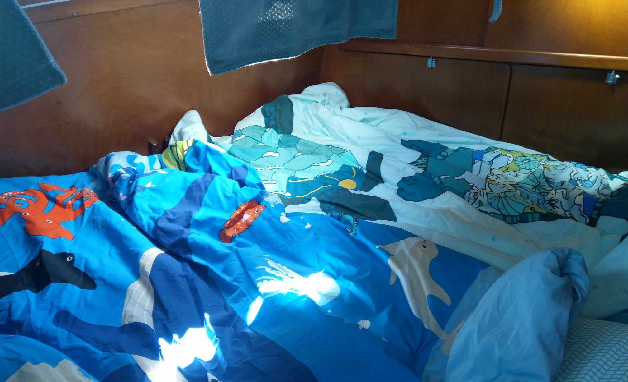 Bundaberg : enfin notre lit dans la cabine arrière