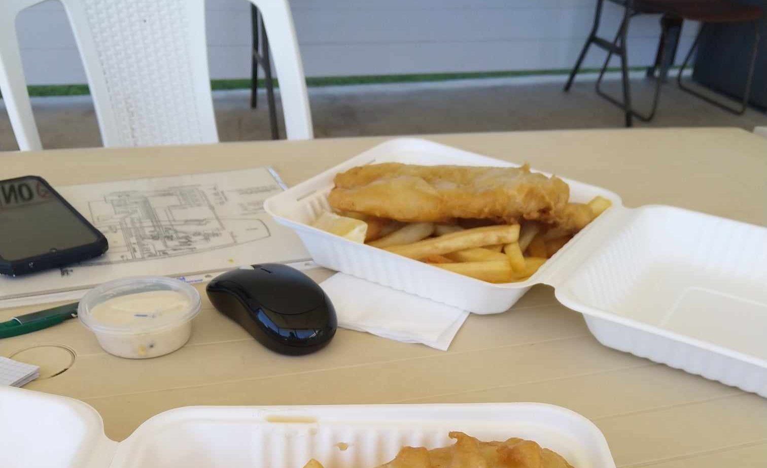 Bundaberg : petit fish and chips ce samedi